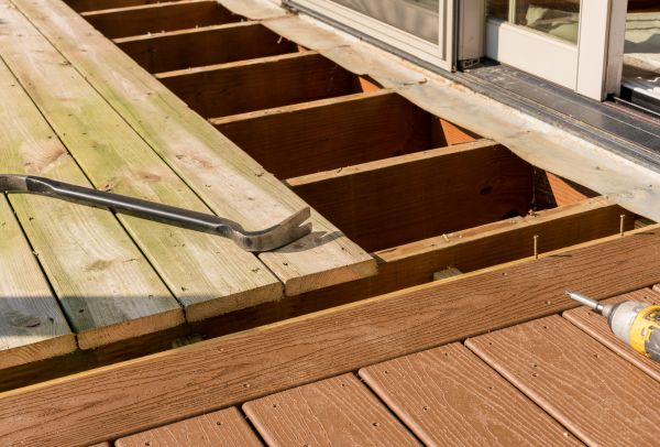 Cost of Old Deck Repair in New Lenox