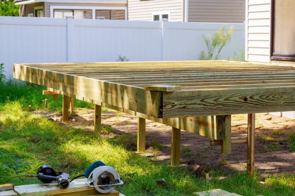 Elevated Deck Installation in New Lenox