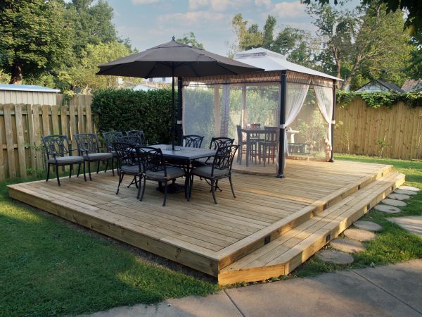 Backyard Deck Installation in New Lenox