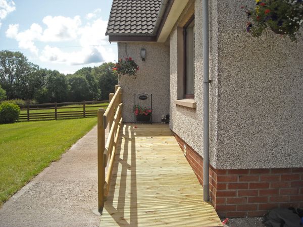 Hardwood Ramp Installation in New Lenox